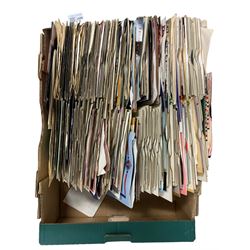 Collection of 1960s 45rpm records in one box