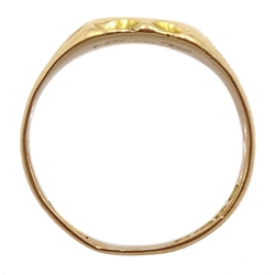 Edwardian 18ct gold signet ring, Chester 1909, approx 4.63gm