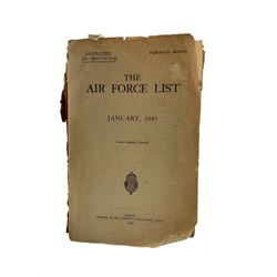 Air Force List published by Authority January 1945