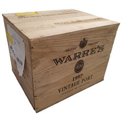 Warre's 1997 vintage port, 75cl, twelve bottles, in original wooden crate