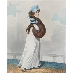 Roberts After Buck - Coloured engraving of Olivia Primrose, black and white print of Emily Meynell-Ingram and three other prints (5)