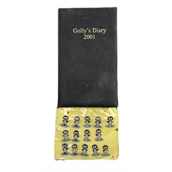 Robertson's Golly badges: Set of fourteen Masonic enamel badges and Golly's Diary 2001, a set of seven days of the week enamel badges, cased 