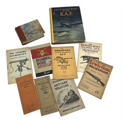 Number of World War II manuals published by Gale and Polden including 'The Thompson Submachine Gun', 'Lewis Gun Mechanism', Anti-Tank Weapons', '300 Vickers Machine Gun' etc., a small volume 'The British Army' and similar items