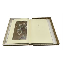 Selected bird and flower paintings from the Palace Museum, second edition 1981, large folio containing numerous plates of Chinese paintings, boxed