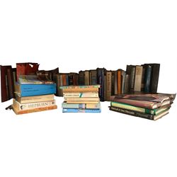 Quantity of assorted books including Biographies, Novels, Cookery etc on three shelves
