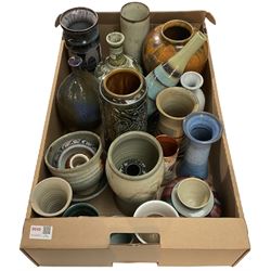 Studio pottery and other pottery, including Denby and Celtic Pottery, etc in one box