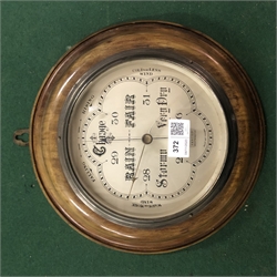 Aneroid barometer, silvered dial inscribed A &N C S Ltd