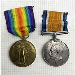 World War I medal pair comprising war and victory medals, to '194846 SPR.G.A.WHITAKER.R.E'