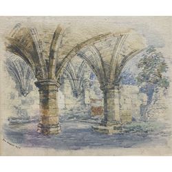 William James Boddy (British 1831-1911): 'York Hospice', watercolour signed and titled 21cm x 25cm
