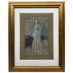 James Abbott McNeill Whistler (American 1834-1903): 'A study for a White Girl' and 'Cremorne Gardens', two colour lithographs the former bearing pencil signature max 20cm x 13cm (2)