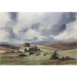 Donald Crossley (British 1932-2014): 'In the Bronte Country', watercolour signed, titled verso 39cm x 55cm