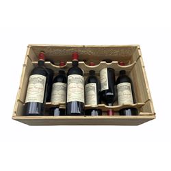 Chateau Calon-Segur Bordeaux, 1995, St Estephe eight bottles in owc
