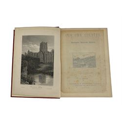 'Old England' a pictorial museum, two volumes pub. 1854, Bonney, Prof. T.G. (Ed) - 'Cathedrals, Abbeys and Churches of England and Wales' two volumes pub. 1891, Green, Samuel - 'Scottish Pictures' 1886 red and gilt boards, all edges gilt, Lovett, Richard - 'Irish Pictures' 1888 illustrated green boards, top edge gilt and 'Our Own Country' special edition pub. Cassell & Co in red and gilt boards (7)