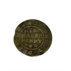 17th century token, W Widdope, Great Preston, halfpenny