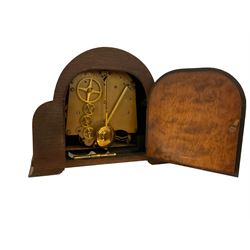 1950's Westminster chiming mantel clock with a three train Elliot movement.