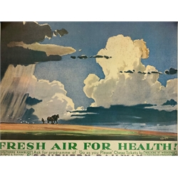 Four prints of railway posters comprising after Fred Taylor LNER Whitley Bay, after H.G.Cawthorn SR Brighton (2) and after H.Alker Tripp SR Fresh Air For Health, all unframed (4)