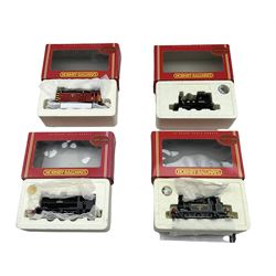 Four Hornby '00' gauge locomotives R2123 Shunter Class 08 Thomas, R2094B BR Class J94 68062, R2063 Terrier 2 and R2065 Pug 11232 (4)