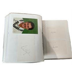 County Cricket - various autographs and signatures including Allan Lamb, David Capel, Graeme Swann, Bruce French, Samit Patel, Andy Caddick etc, in one folder