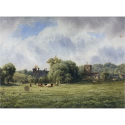 Thomas 'Tom' Dudley (British 1857-1935): 'Ripley Yorkshire', watercolour signed and titled 25cm x 33cm