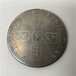 William III 1696 crown coin