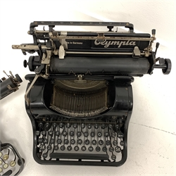 Olympia Mod. 8 typewriter and a Corona Typewriter (2)