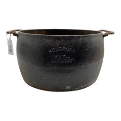 Holcroft 48 pint cast iron cooking pot W39cm 
