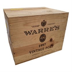 Warre's 1997 vintage port, 75cl, twelve bottles, in original wooden crate