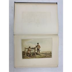 George Walker - The Costume of Yorkshire in 1814, pub. 1885 , Limited Edition 234/600, illustrated with forty engravings in original boards with gilt lettering, large folio