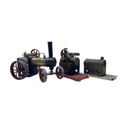 Mamod stationary steam engine, Mamod TEI traction engine and 'The Dendale Gem' stationary engine (3)