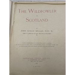 Charles St John - Wild Sports and Natural History of the Highlands published 1919 tipped in plates by Armour and Alexander and John Guille Millais - The Wildfowler in Scotland published 1901