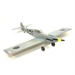  Scratch built model of a plane, W131cm, L116cm  