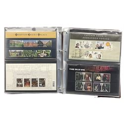 Queen Elizabeth II mint decimal stamps, mostly in presentation packs, face value of usable postage approximately 360 GBP, in one ring binder album