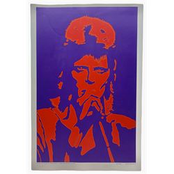 After Pete (Peter) Marsh (British 1945-): 'David Bowie', limited edition colour poster signed and numbered 327/2000 in pencil pub. Reliance Art 1990, 76cm x 51cm