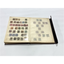 Queen Victoria Great British stamps including imperf and perf penny reds, imperf and perf two penny blues white lines added, bantams, values to five shillings, perfins etc, in one album