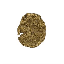 Complete gold coin of uncertain date, ruler and mint approx. 2.9 grams