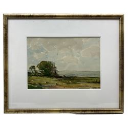 Kershaw Schofield (British 1872-1941): The Wolds, watercolour signed 21cm x 29cm