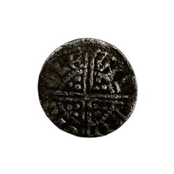 Henry III hammered silver penny coin, class 3, London mint, identified by York Museum 'YORYM 5818E2'