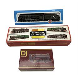 '00' gauge locomotives comprising Hornby R.859 BR locomotive 'Black Five' Class, DJ Models Hunslet J94 Austerity Steam Locomotive and Airfix Royal Scott BR 54121 (3)