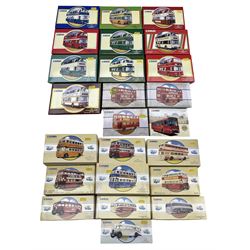 Corgi diecast buses including five Classic Public Transport models, five Commercials, ten The Yorkshire Rider Series models, three Metrobus and Mainland Red Leyland Leopard, boxed (23)