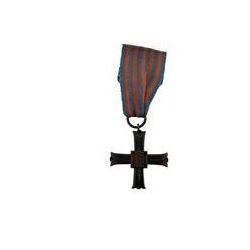 WWII Polish Monte Cassino Cross No.48577 with ribbon