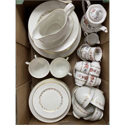 Royal Doulton Fairfax pattern dinner and tea service 50 pieces and Royal Grafton Malvern pattern coffee set 15 pieces