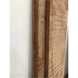 Three boards of mostly Brazilian mahogany (Swietenia macrophylia) totalling approx. 6.25 Cubic feet
