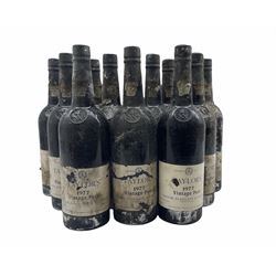 Taylor's vintage port 1977, twelve bottles
