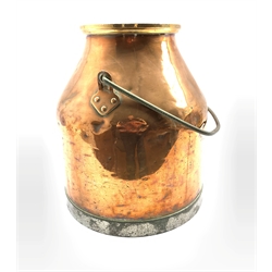 Copper churn with swing handle H33cm