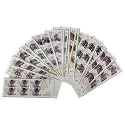 Queen Elizabeth II mint decimal stamps, all being London 2012 Olympic games 1st class, face value approximately 159 GBP