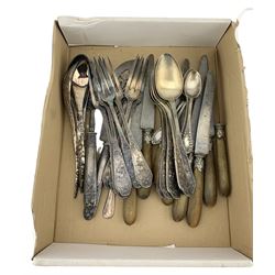 Quantity of French silver plated cutlery by Ravinet d'Enfert etc
