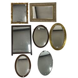 Collection of mirrors of various sizes and styles (7)
