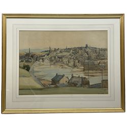 John Charles Moody (British 1884-1962): 'Barnard Castle', watercolour signed and titled 39cm x 54cm