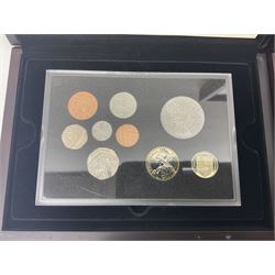 Mostly commemorative coinage including United Kingdom 'The New Portrait Specimen Set', 2013 'The Queen's Coronation Executive Proof Set' cased with The Royal Mint certificate, Queen Elizabeth II 2020 'Rosalind Franklin' fifty pence etc