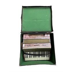 Carmen piano accordion in case 